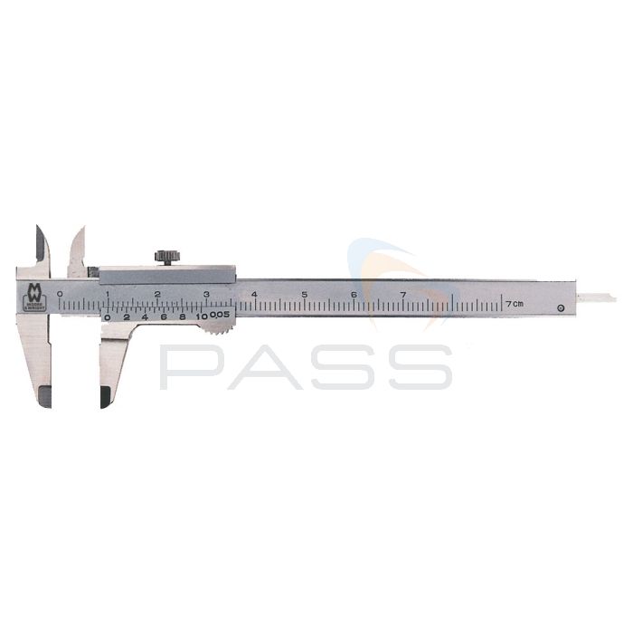 Moore & Wright MW110-07 Precision Miniature Vernier Caliper, 110 Series, 70mm
