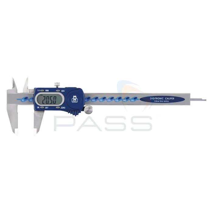 Moore & Wright MW110-20DBL Digital Caliper 200mm/8", 0.01mm/.0005"