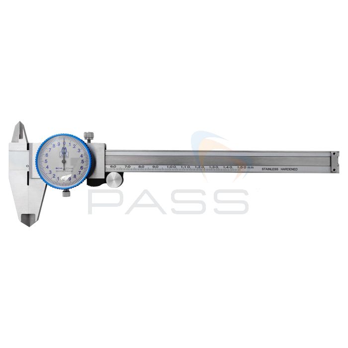 Moore & Wright MW146-15 Dial Caliper, 150mm/0.02mm