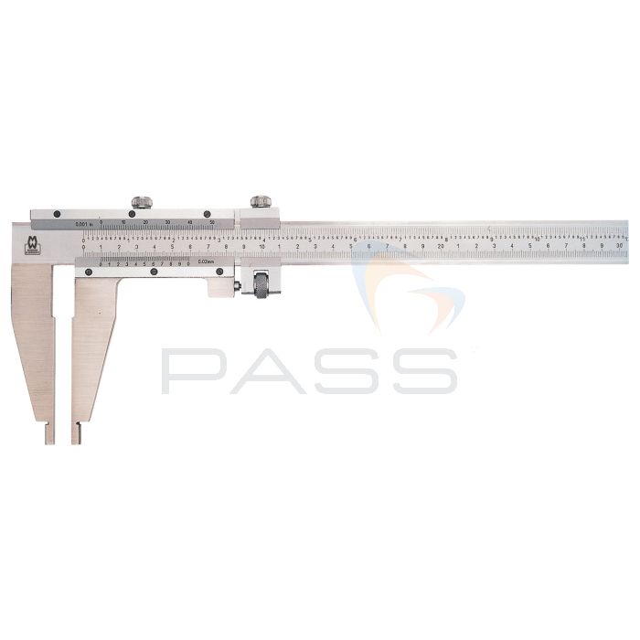 Moore & Wright MW150-52 Large Workshop Vernier Caliper, 500mm/ 20", 0.02mm/.001"