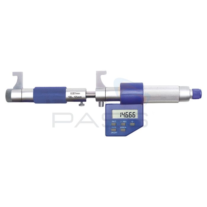 Moore & Wright MW280-05DDL Digital Inside Micrometer, 280-DDL Series, 100-125mm
