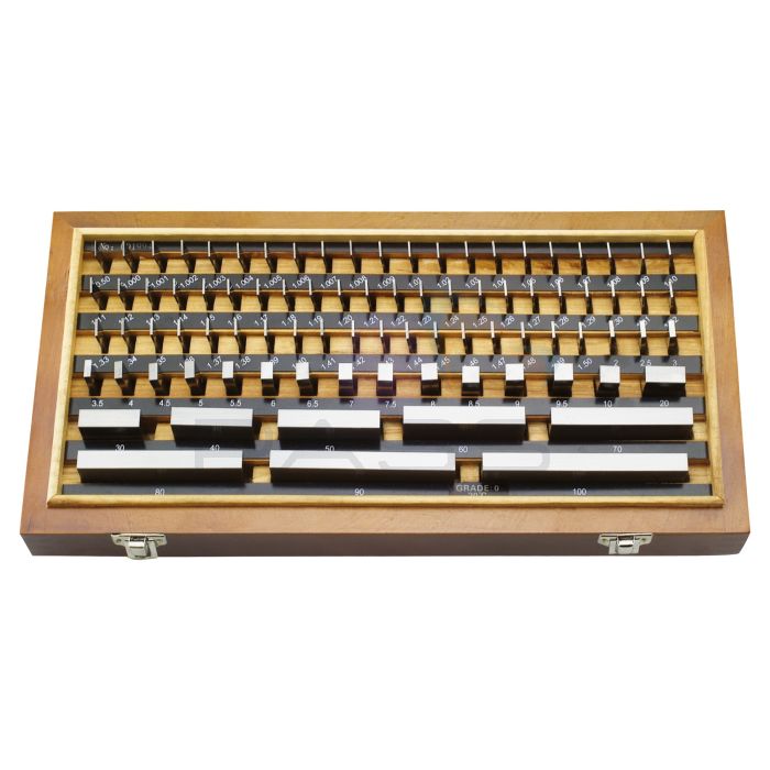 Moore & Wright MW710-05 Metric Carbide Gauge Blocks, 710 Series, 87 Pieces, Grade 1
