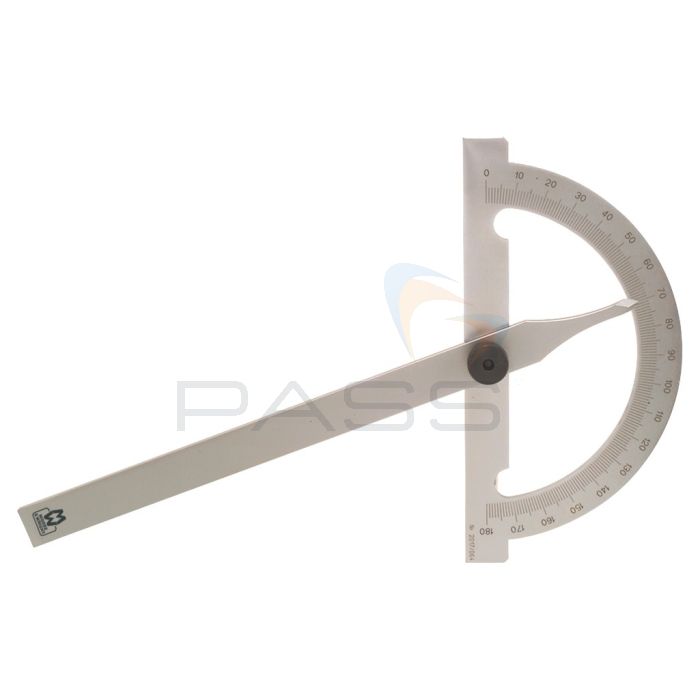 Moore & Wright MW946-01 Protractor with Rule 946 Series, 120mm x Ø80mm
