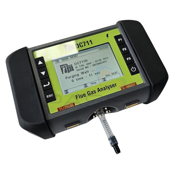 TPI DC711 Flue Gas Analyser angled view