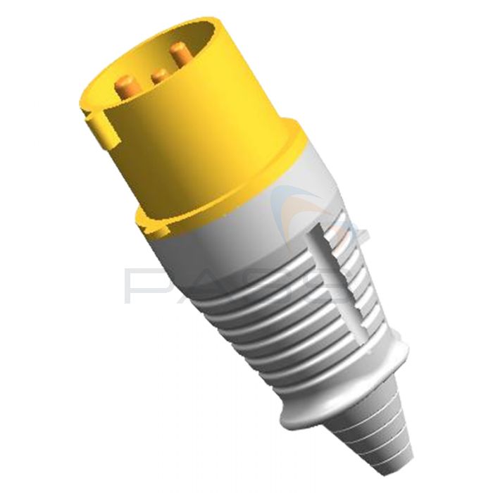 110V Yellow Plug - 32A, 2P+E