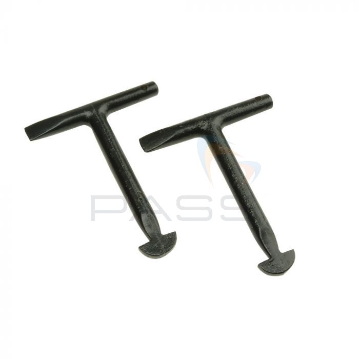Monument 1010L Pair of T-End Light Duty Cover Lifting Keys 1