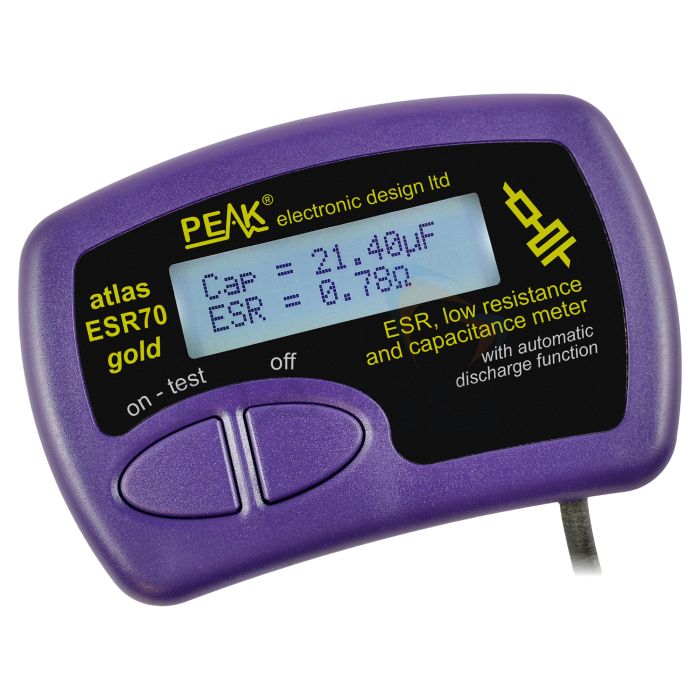 Peak Electronics Atlas ESR70 Gold Capacitor Analyser