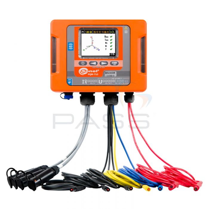 Sonel PQM-710 Power Quality Analyser w/ 4x F3-A Clamps 