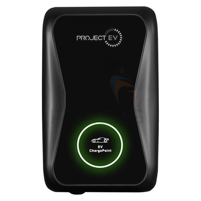 PROJECT EV EVA-07S-SE 7.3kW Pro Earth Wall Charger front facing