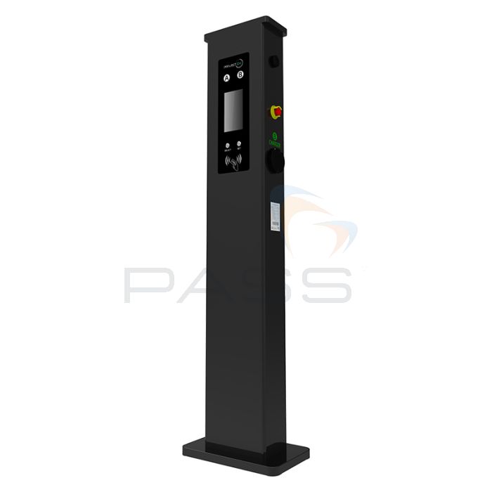 PROJECT EV EVA-22D-SE 22kW Pro Earth Floor Charger Dual Gun RFID (63a Three Phase)
