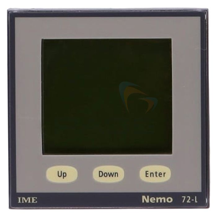 RDL MF72421 Three Phase CT Operated Multifunction Power Monitor w/ LCD Display (Pulse Output, 72 x 72mm Flush Panel Mounting) 