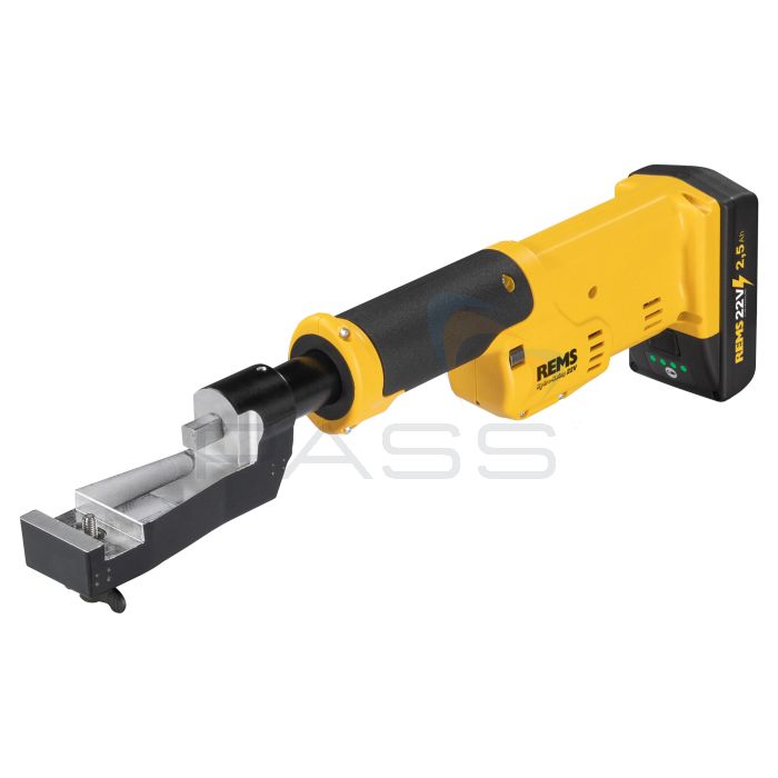 REMS 153402R22 Hydro-Swing 22 V Hydraulic Pipe Bender with battery