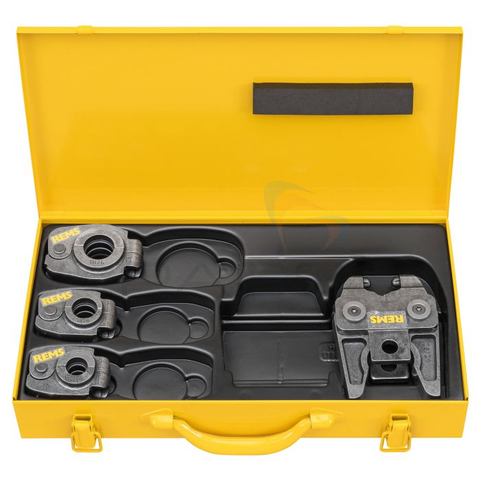 REMS 574623R Pressing Rings Set with Z8V Adaptor, 16, 20, 26mm, TH Profile