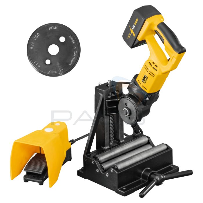 REMS Cento 22 V Pipe Cutter with Free Cu-INOX Cutter Wheel (240V)