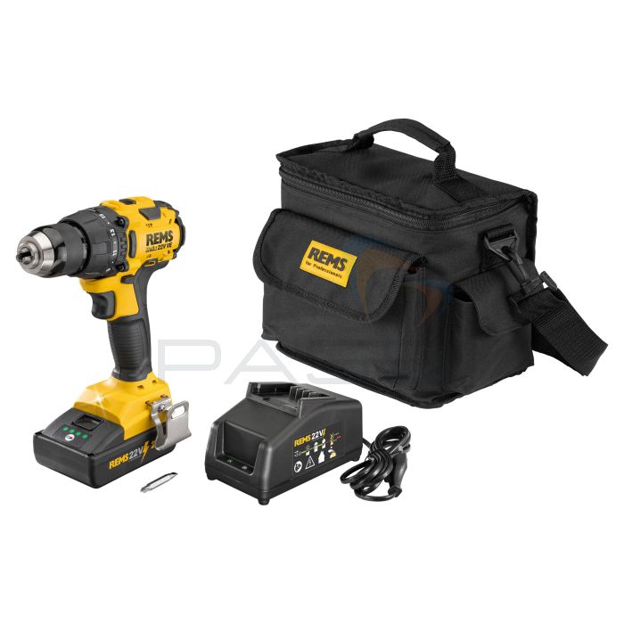 REMS Helix 22 V VE Cordless Power Drill Set (240V) Set