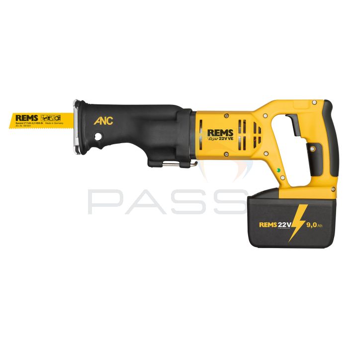 REMS Tiger 22 V VE Set Cordless Pipe Reciprocating Saw