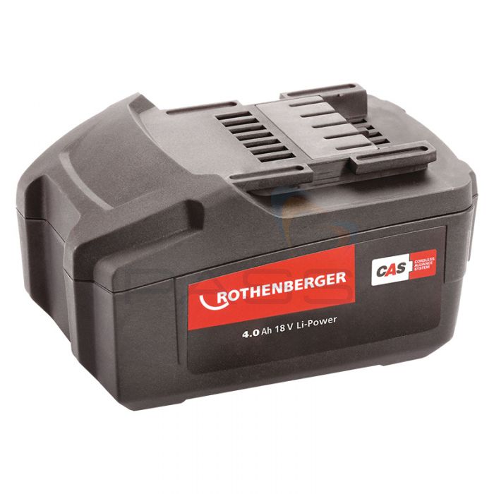 Rothenberger Replacement Battery: 2.0 or 4.0Ah 1
