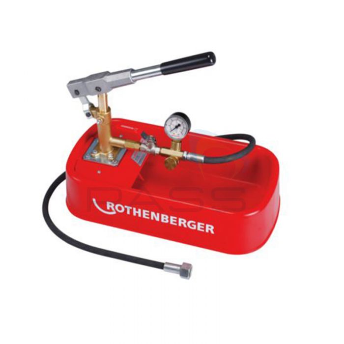 Rothenberger 61130 RP30 Hydrostatic Pressure Testing Pump 30bar 420psi 4.5L R1 2