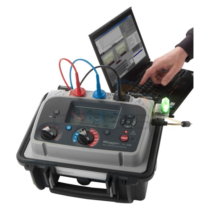 Megger S1-568 UK Diagnostic Insulation Tester (5kV) – In Use