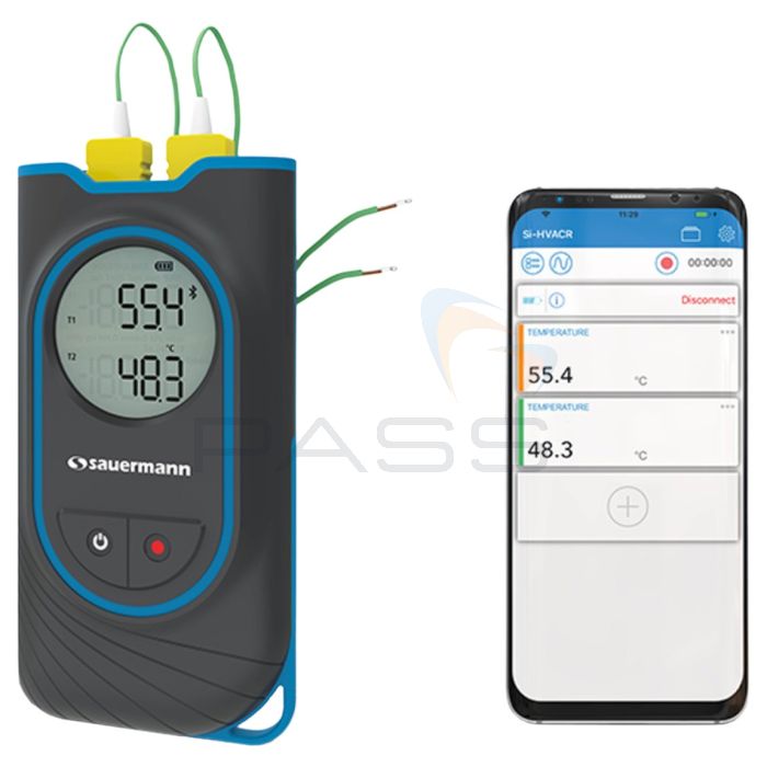 Sauermann Kimo K-Si-TT3 2 Channel Thermometer with App