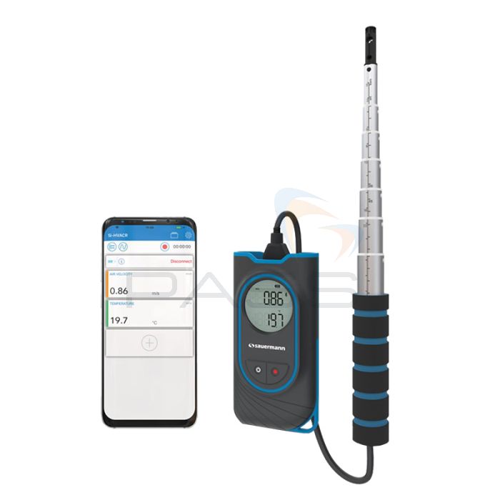 Sauermann Kimo K-Si-VH3 Hot Wire Anemometer HVACR Distribution