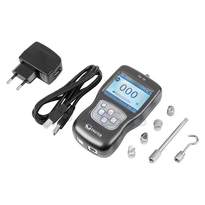 Sauter FC Digital Force Gauge – Choice of Model - With Accessories