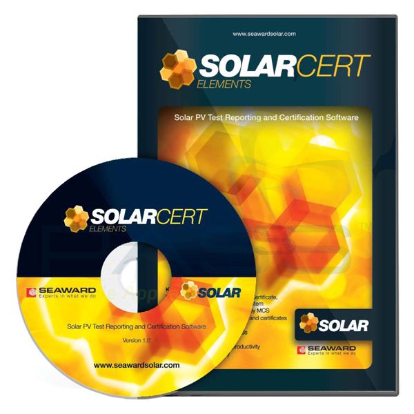 Seaward SolarCert Elements Software