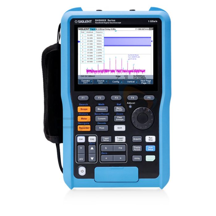 Siglent SHS820X Handheld Oscilloscope - Front