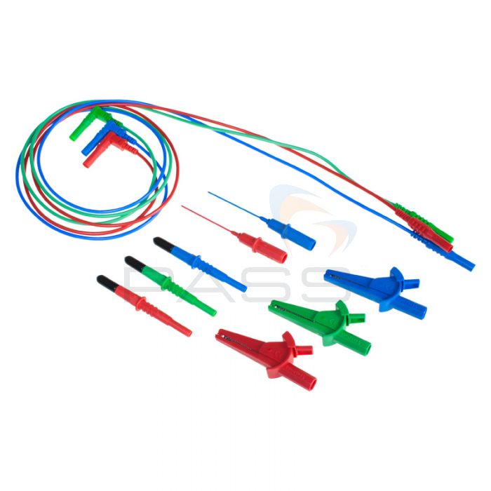 Silvertronic 3 Wire Silicone Test Lead Set