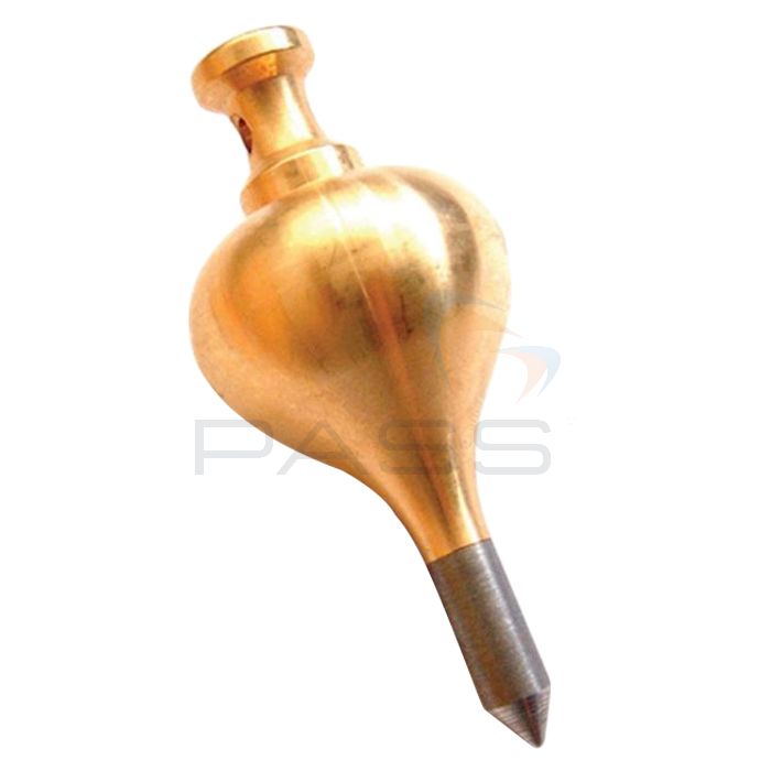 Monument Brass Plumb Bob with Steel Point 45, 70, 128, 227 or 454g (1½, 2½, 4½, 8 or 16oz) 1