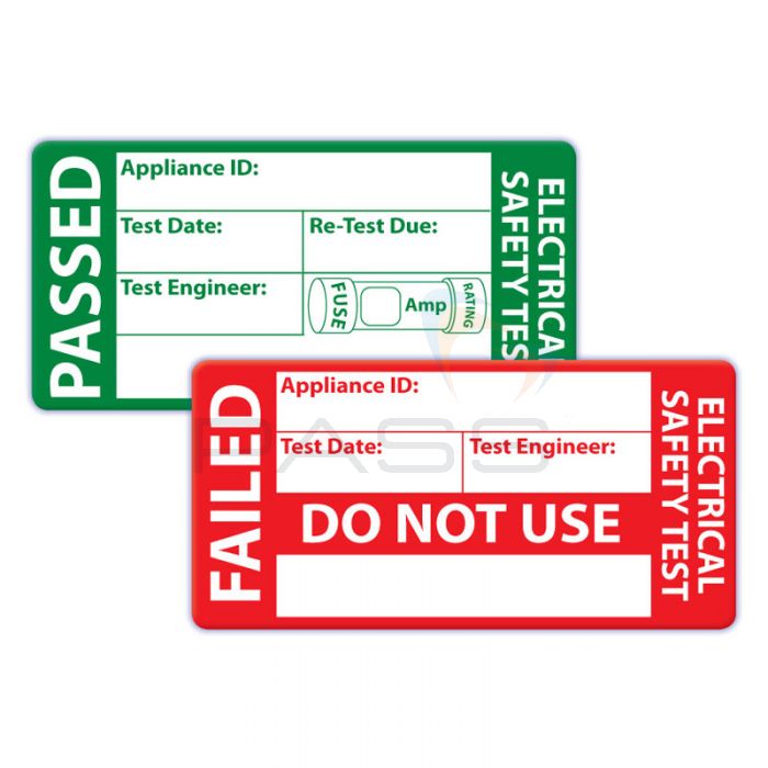 Standard Passed Failed Labels