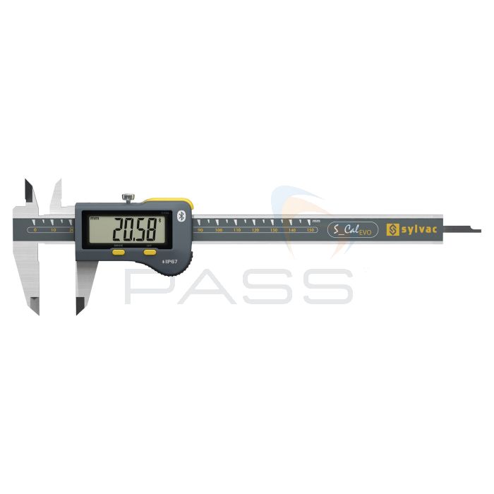 Sylvac 30-810-1506 S_Cal EVO Bluetooth Caliper, 0-150mm
