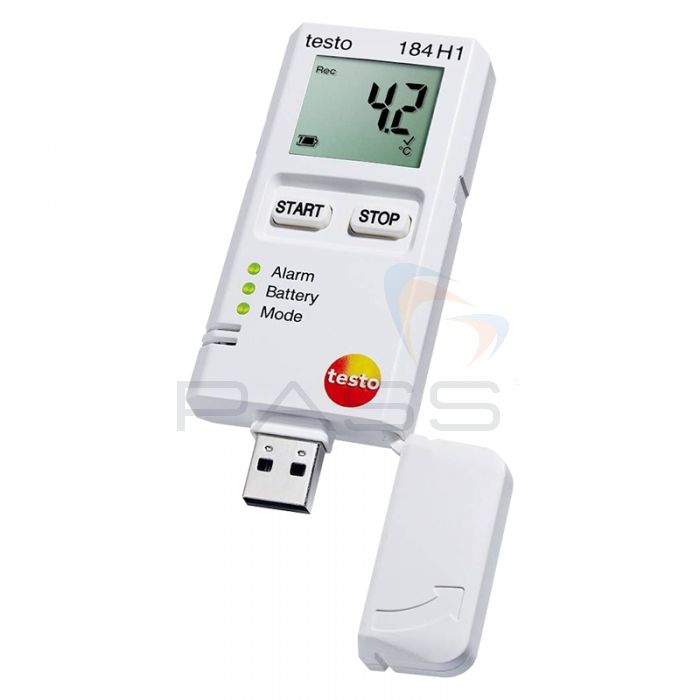 Testo 184 H1 Temperature and Humidity Data Logger - USB