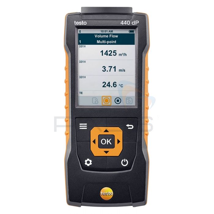 Testo 440dP Air Velocity and IAQ Tester 