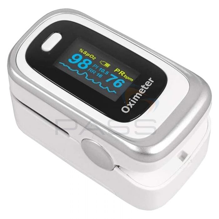 TestSafe TS-OXI01 Fingertip Pulse Oximeter left facing