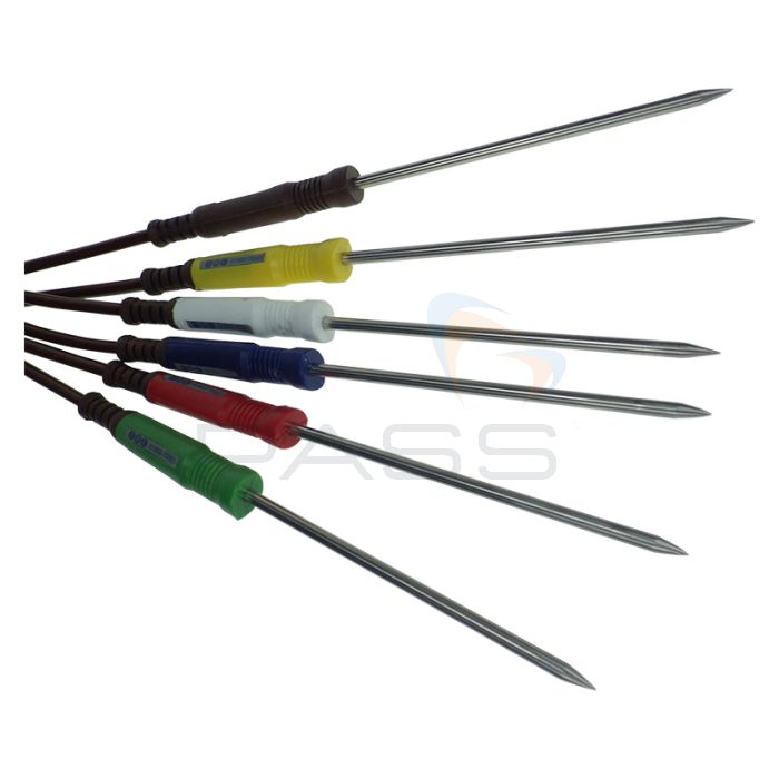 TM Electronics CAPK Set of 6 Colour Coded Food Needle Probes