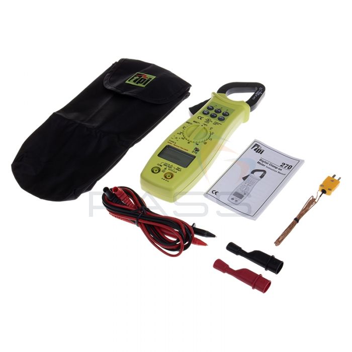 TPI 270 Digital Clamp Meter - Kit