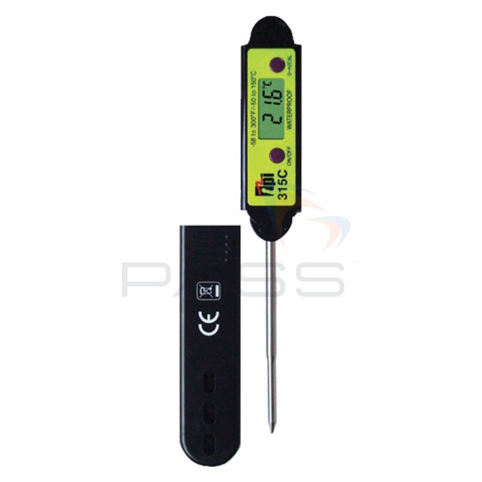 TPI 315C Water-Resistant Penetration Digital Thermometer 