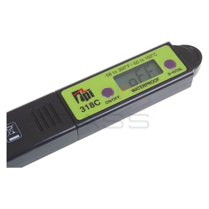 TPI 318 Chisel Tip Pocket Digital Thermometer - Screen