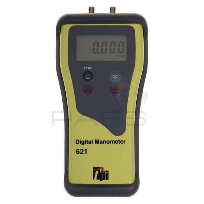 TPI 621 Dual Input Digital Manometer - Front
