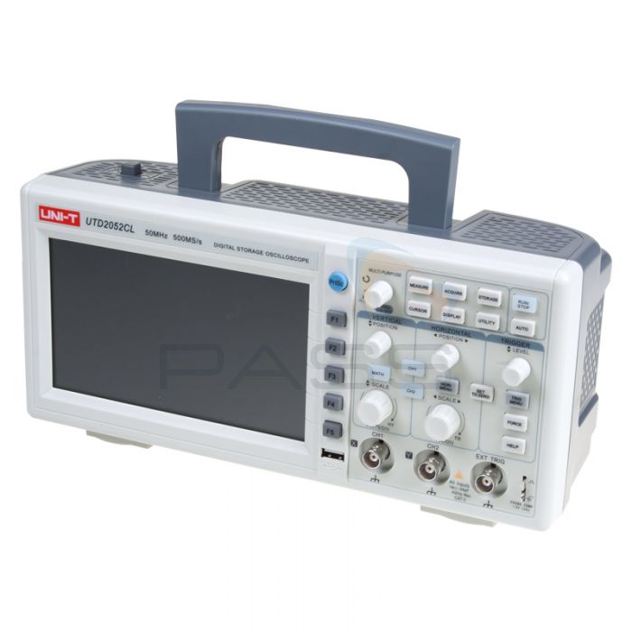 UNI-T UTD2052CL 2CH Digital Storage Oscilloscope 50MHZ 7" LCD 500MSa/s languages 