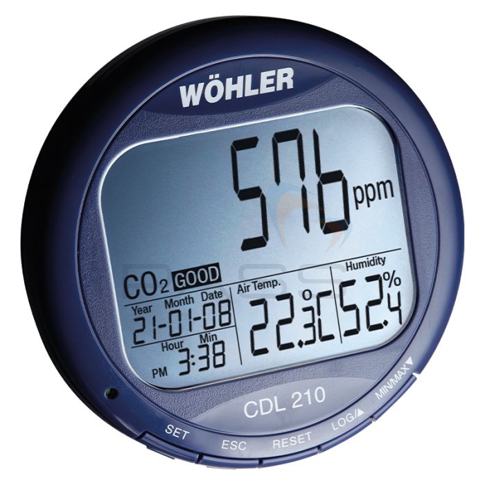 Wöhler CDL 210 CO2 Meter & Data Logger 