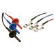 Megger 6220-834 3m Test Lead Set with 10kV Screened, Compact Clips - Ends