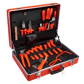 ITL Deluxe 20 Piece Insulated Tool Kit w/ Orange Tool Case