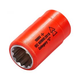 ITL Totally Insulated Socket for 1/2" Square Drive
