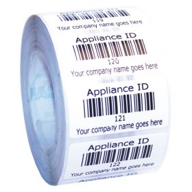 1000 x Custom Barcode Labels