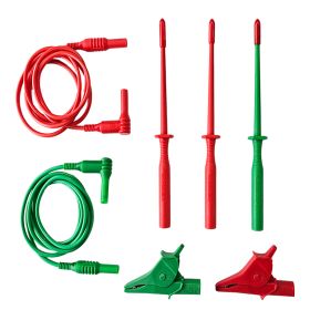 Megger Test Lead Set 2-wire Red/Green  (4mm Plugs) (for LT/RCDT/LRCD series loop testers)