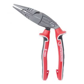 Rothenberger 1500003169 Ergonomic Electrical Long-Nosed Plier (200mm), 1000v, EN/IEC 60900