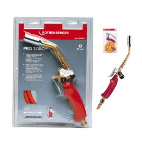 Rothenberger 253070116 Pro-Torch Propane Set (3.1989 Torch Handle, 22mm Airprop Nozzle & 2.5m Hose)