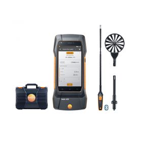 Testo 400 IAQ Tester Air Flow Kit with Hot Wire Probe & 100mm Vane Anemometer